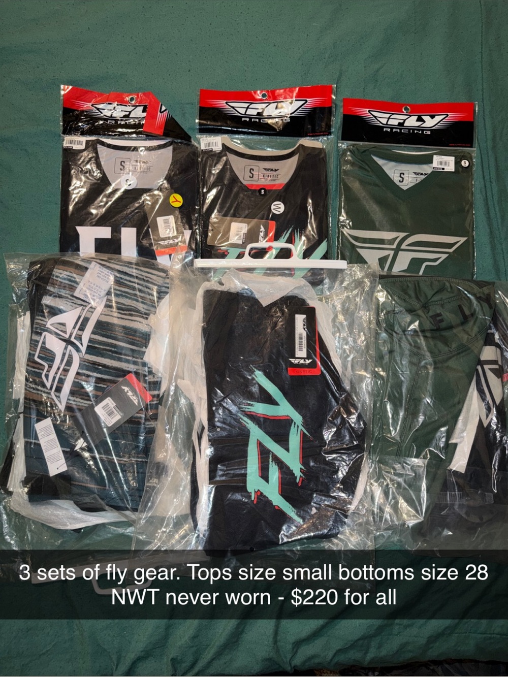 Motocross fly racing gears